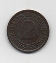 ALEMANIA IMPERIO REPUBLICA WEIMAR DEL AÑO 1924 LETRA A DE 2 REICHSPFENNIG