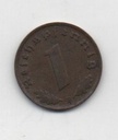 ALEMANIA REICH DEL AÑO 1937 LETRA F DE 1 REICHSPFENNIG