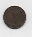 ALEMANIA REICH DEL AÑO 1938 LETRA J DE 1 REICHSPFENNIG