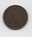 ALEMANIA REICH DEL AÑO 1939 LETRA G DE 1 REICHSPFENNIG