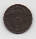 ALEMANIA REICH DEL AÑO 1939 LETRA E DE 2 REICHSPENNIG