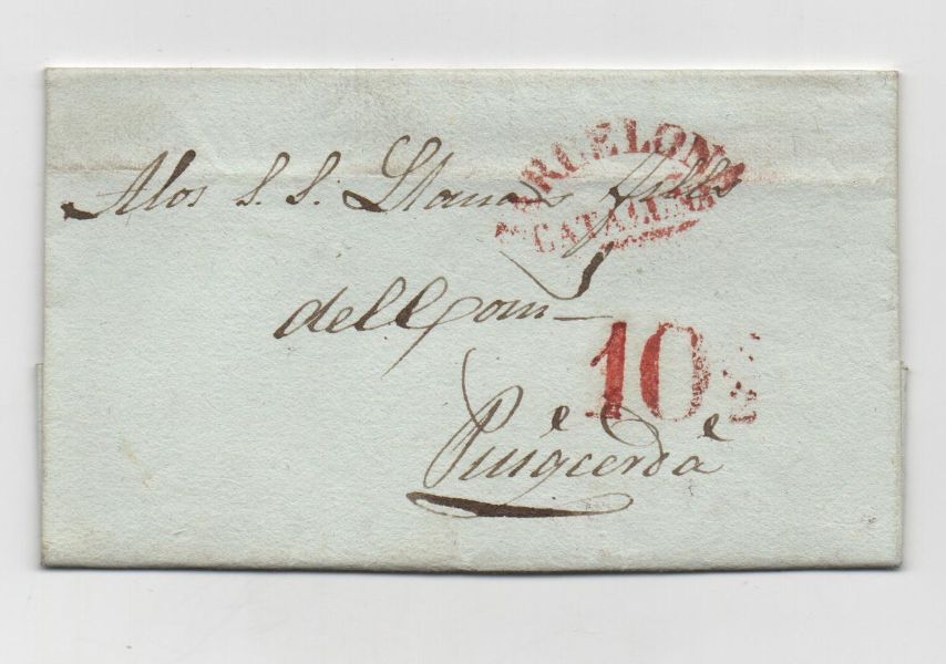 ESPAÑA Nº 9 CATALUÑA-BARCELONA DEL 21-04-1840