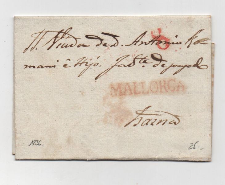ESPAÑA Nº 26 MALLORCA 07-05-1836