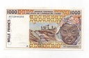 AFRICA DEL OESTE DEL AÑO 2001 DE 1000 FRANCS