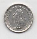 SUIZA DEL AÑO 1962 DE 1/2 FRANCO