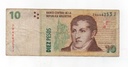 ARGENTINA DEL AÑO 1992-1997 DE 10 PESOS