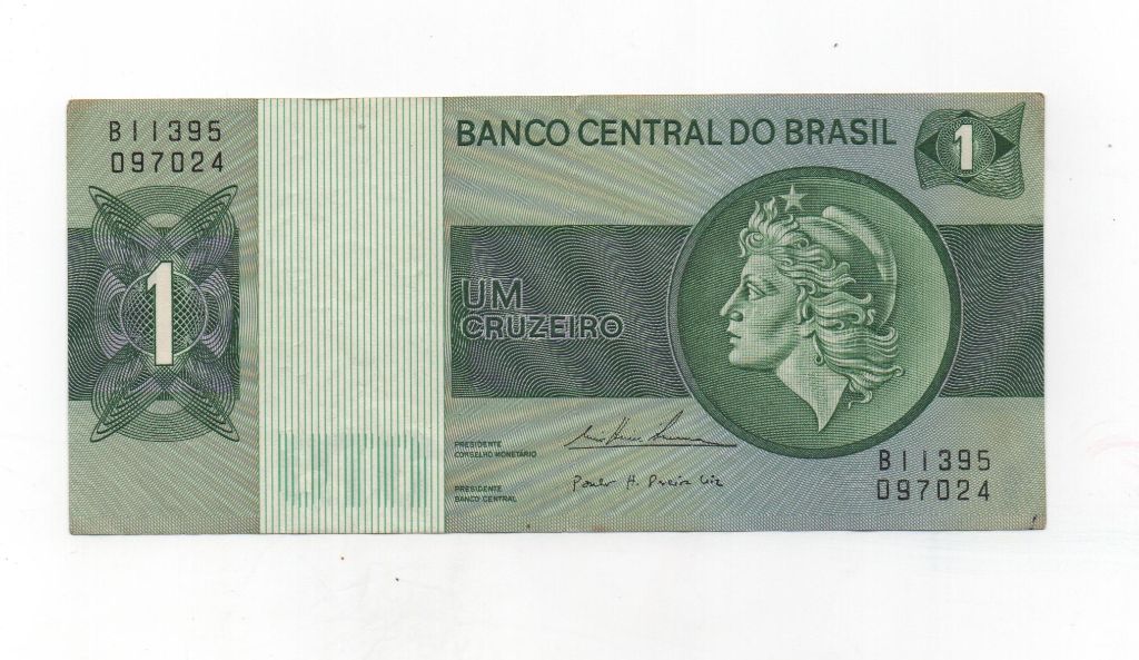 BRASIL DEL AÑO 1972-80 DE 1 CRUCEIRO
