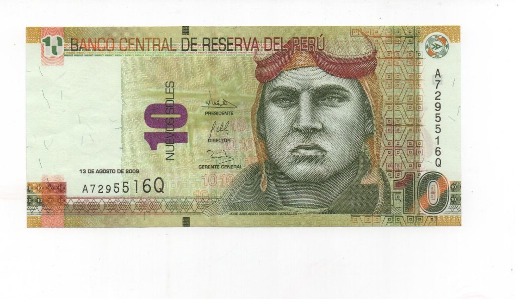 PERU DEL AÑO 2009 DE 10 NUEVOS SOLES