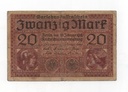 ALEMANIA DEL AÑO 1918 DE 20 MARCOS