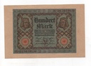ALEMANIA DEL AÑO 1920 DE 100 MARCOS