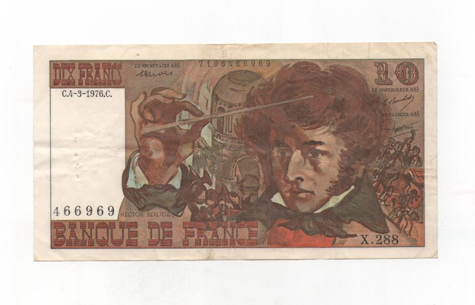 FRANCIA DEL AÑO 1976 DE 10 FRANCOS