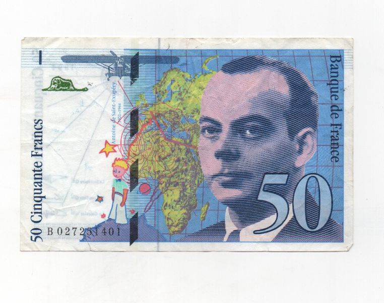 FRANCIA DEL AÑO 1994 DE 50 FRANCOS