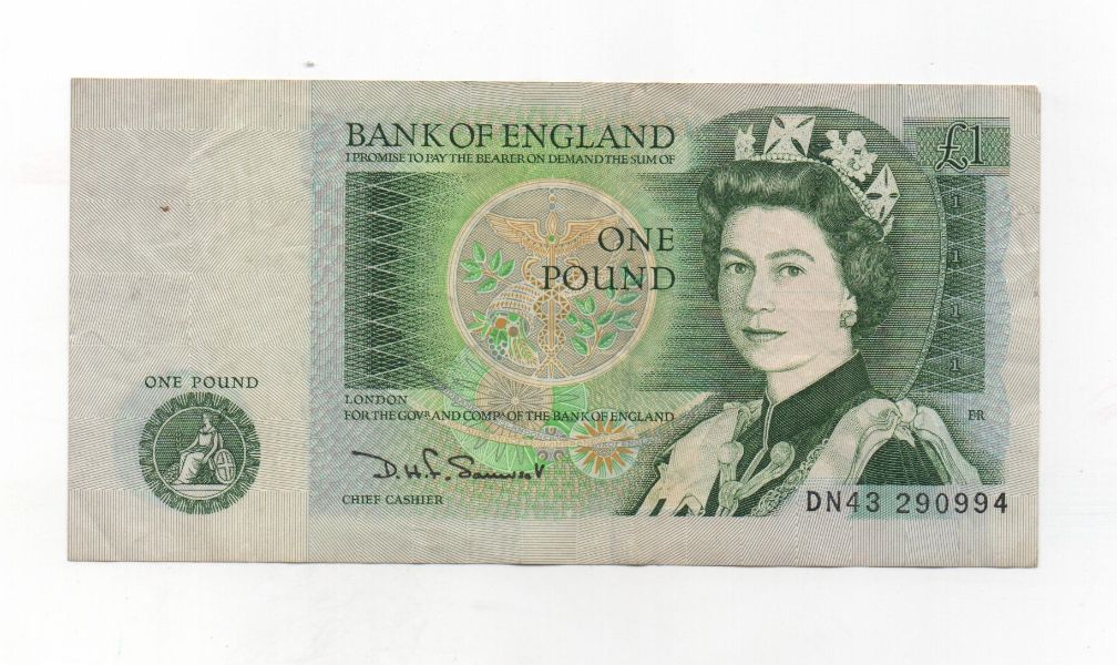 GRAN BRETAÑA DEL AÑO 1978.84 DE 1 POUND