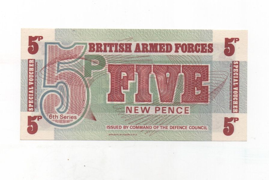 GRAN BRETAÑA DEL AÑO 1972 DE 5 NEW