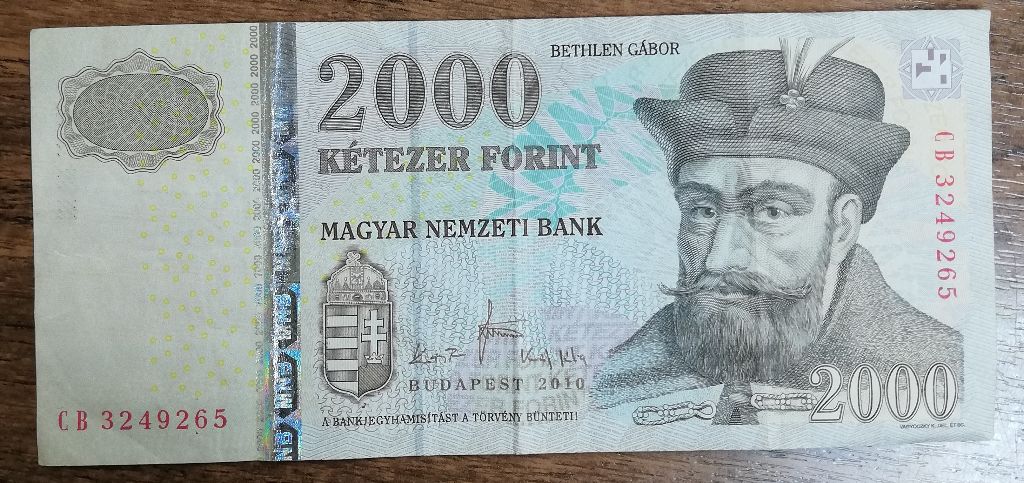 HUNGRIA DEL AÑO 2010 DE 2000 FORINT