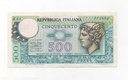 ITALIA DEL AÑO 1974 DE 500 LIRAS