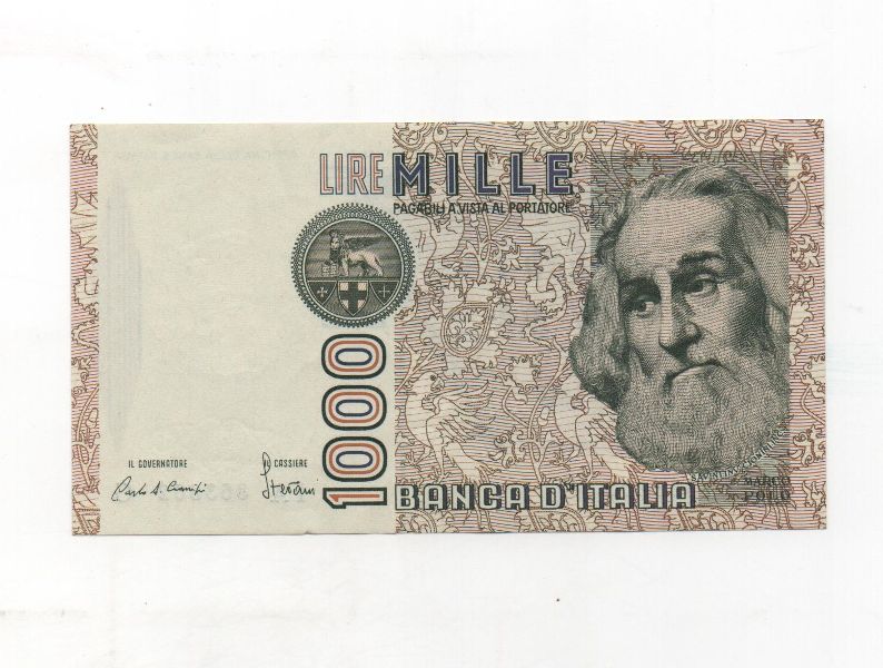 ITALIA DEL AÑO 1982 DE 1000 LIRAS