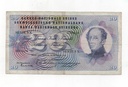 SUIZA DEL AÑO 1955 DE 20 FRANCOS