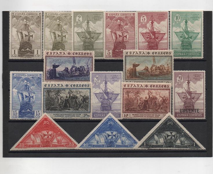 ESPAÑA DEL AÑO 1930 Nº 531/546 DESCUBRIMIENTO DE AMERICA **