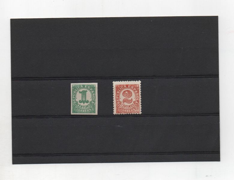 ESPAÑA DEL AÑO 1933 Nº 677/678 CIFRAS **