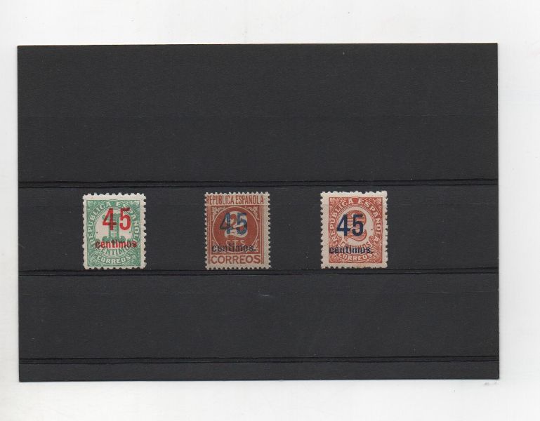 ESPAÑA DEL AÑO 1938 Nº 743/744 CIFRAS HABILITADO **