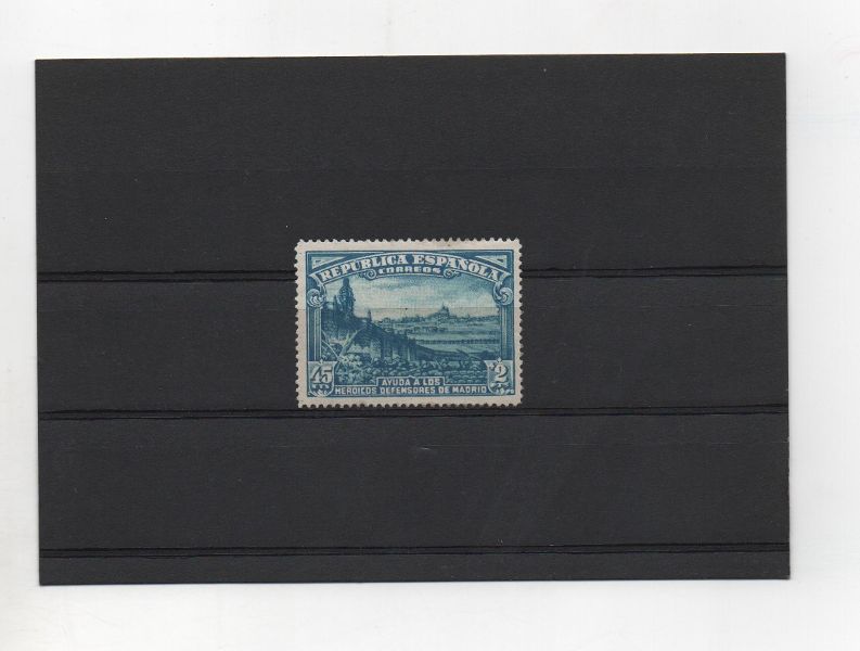 ESPAÑA DEL AÑO 1938 Nº 757 DEFENSA DE MADRID **