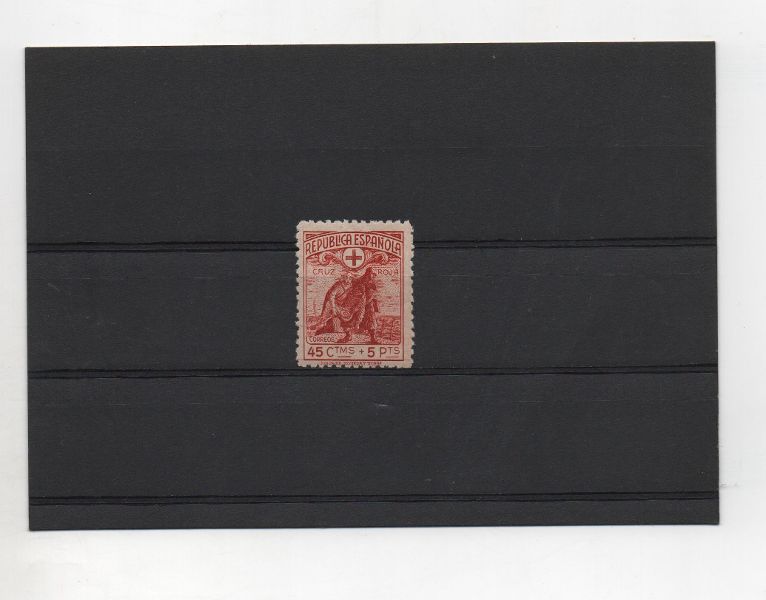 ESPAÑA DEL AÑO 1938 Nº 767 CRUZ ROJA ESPAÑOLA **