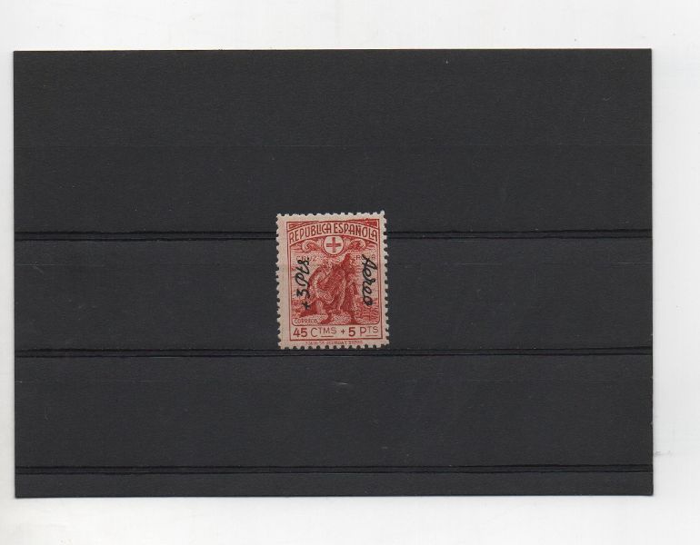 ESPAÑA DEL AÑO 1938 Nº 768 CRUZ ROJA ESPAÑOLA AEREO **