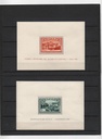 ESTADO ESPAÑOL (FRANCO) DEL AÑO 1937 Nº 836/837** HOJA BLOQUE I ANIV. DEL LANZAMIENTO NACIONAL