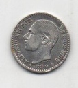 ALFONSO XII DEL AÑO 1880 (8*0) DE 0.50 CENTIMOS