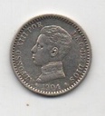 ALFONSO XIII DEL AÑO 1904 (1*0) DE 0.50 CENTIMOS