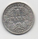 ALEMANIA REICH DEL AÑO 1874 LETRA G DE 1 MARCOS