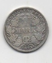 ALEMANIA REICH DEL AÑO 1875 LETRA A DE 1 MARCOS