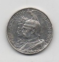 ALEMANIA DEL AÑO 1901 LETRA A PRUSIA GUILLERMO II+FREDERIC I DE 2 MARKS