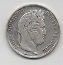 FRANCIA DEL AÑO 1841 DE 5 FRANCOS L. PHILIPPE I