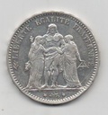 FRANCIA DEL AÑO 1874 DE 5 FRANCOS REPUBLICA
