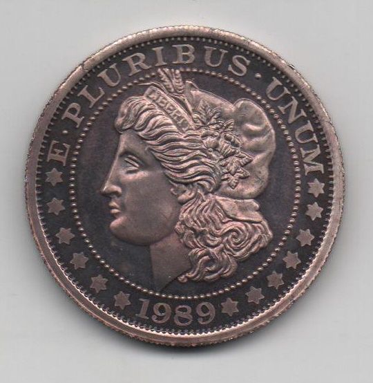 ESTADOS UNIDOS AÑO 1989 DE 1 ONZA MORGAN