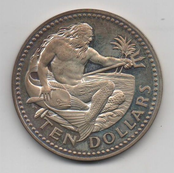 BARBADOS DEL AÑO 1973 DE 5 DOLARES