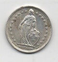 SUIZA DEL AÑO 1957 DE 1 FRANCO