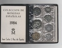 ESPAÑA CARTERA OFICIAL DE PESETAS J. CARLOS I DEL AÑO 1984