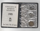ESPAÑA CARTERA OFICIAL DE PESETAS J. CARLOS I DEL AÑO 1985