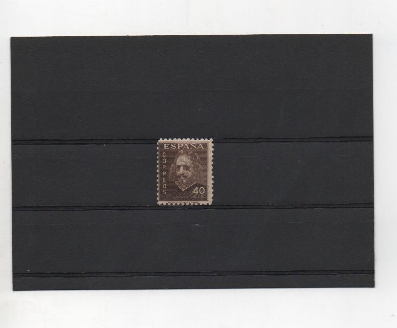 ESTADO ESPAÑOL (FRANCO) DEL AÑO 1945 Nº 989 ** III CENTENARIO MUERTE DE QUEBEDO