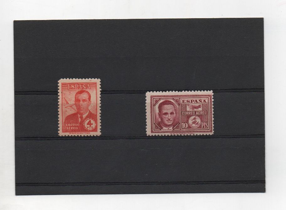 ESTADO ESPAÑOL (FRANCO) DEL AÑO 1945 Nº 991/992 ** HAYA Y GARCIA MORATO