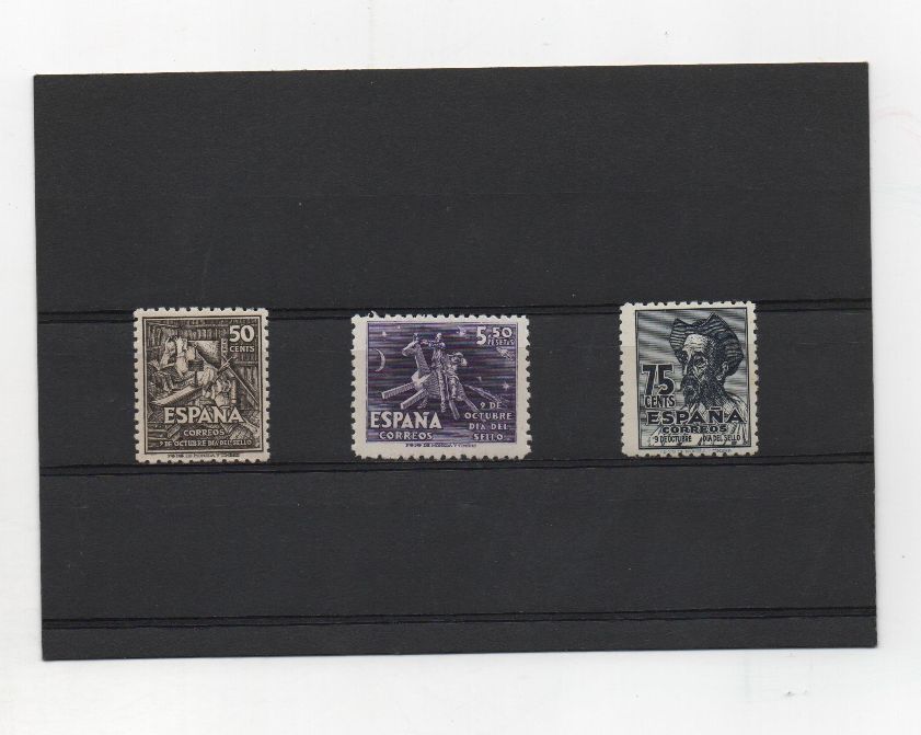 ESTADO ESPAÑOL (FRANCO) DEL AÑO 1947 Nº 1012/14 ** IV CENTENARIO NACIMIENTO CERVANTES