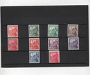 ESTADO ESPAÑOL (FRANCO) DEL AÑO 1948-54 Nº 1024/32 ** GENERAL FRANCO Y CASTILLO DE LA MOTA