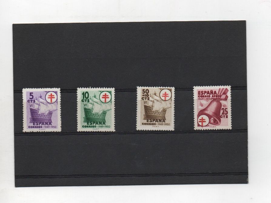 ESTADO ESPAÑOL (FRANCO) DEL AÑO 1949 Nº 1066/69 ** PRO TUBERCULOSOS