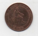 G. PROVISIONAL DEL AÑO 1870 DE 2 CENTIMOS