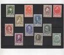 COLECCIÓN DE SELLOS DE BELGICA DEL AÑO 1952 SERIE Nº 880/891
