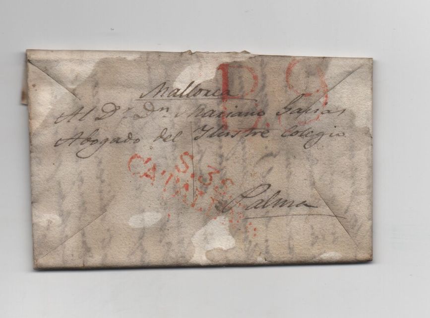 ESPAÑA Nº 51 PALMA AÑO 14- 02- 1837