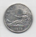 G. PROVISIONAL DEL AÑO 1870 DE 1 PESETA